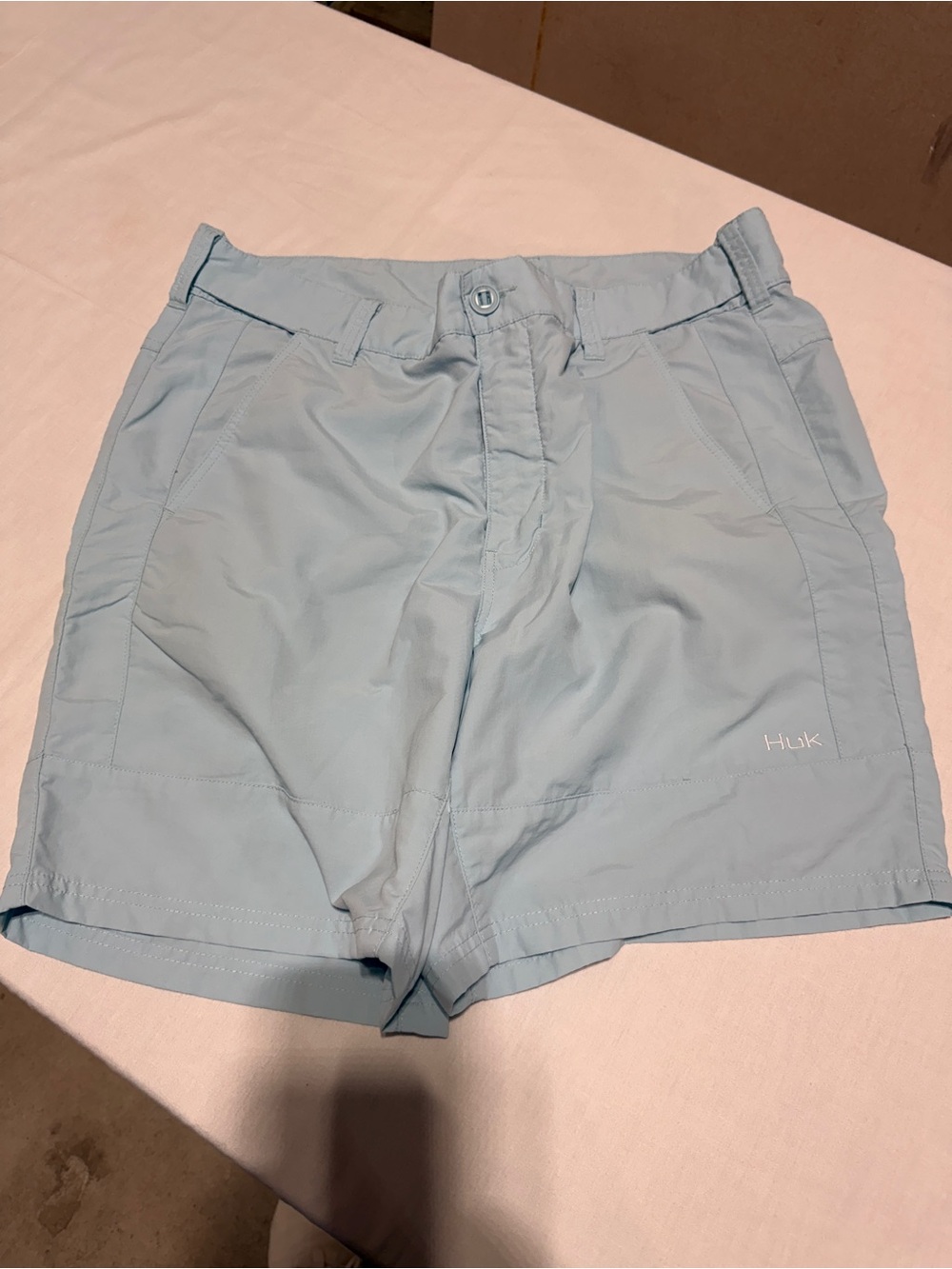Huk Light Blue Men’s Hybrid Shorts